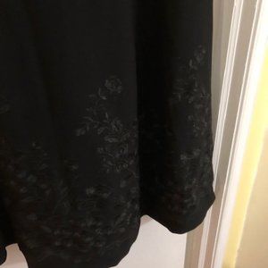 Calvin Klein Embroidered Hem Fit and Flare Dress